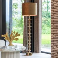 Richmond Vloerlamp 'Jane' 138cm, kleur Goud (excl. kap)