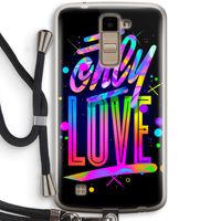 Only Love: LG K10 (2016) Transparant Hoesje met koord