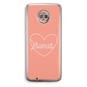 Friends heart: Motorola Moto G6 Transparant Hoesje