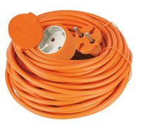 Relectric verlengsnoer oranje 20m 2x1,0mm met klep - RELEC493784 RELEC493784