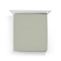 Bella Donna Bella Donna Hoeslaken Jersey Tweepersoons grijsgroen-0633 140/190-160/220