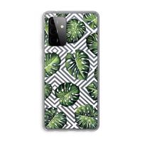 Geometrische jungle: Samsung Galaxy A72 Transparant Hoesje