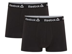 Reebok 2 heren boxers (Zwart, XL)