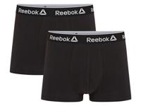 Reebok 2 heren boxers (Zwart, XL)