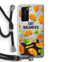 Eat Balanced: Huawei P40 Transparant Hoesje met koord