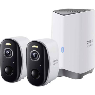 Baseus N1 Plus Outdoor 2K 2-Cam Kit S0TY002131 IP-Bewakingsset WiFi Set van 2 stuks 2304 x 1296 Pixel
