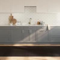 VidaXL Vloerkleed rechthoekig 100x1000 cm bamboe donkerbruin
