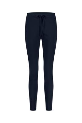 Studio Anneloes Downstairs Bonded Trousers 94803 6900 Dark Blue