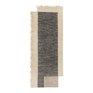 "ferm LIVING Counter Runner Vloerkleed 80 x 200 cm - Charcoal "