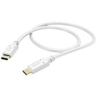 Hama USB-laadkabel USB 2.0 USB-C stekker, USB-C stekker 1.50 m Wit 00201592