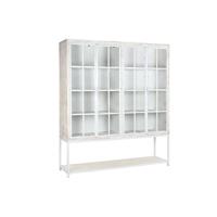 Planken DKD Home Decor Wit Zwart Metaal Mangohout 170 x 45 x 200 cm