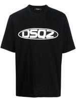 DSQUARED2 t-shirt à logo imprimé - Noir