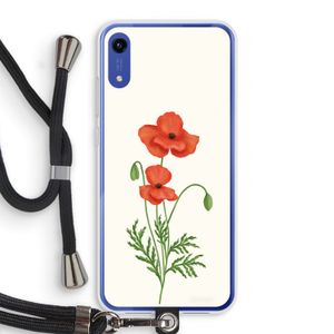 Red poppy: Honor Play 8A Transparant Hoesje met koord