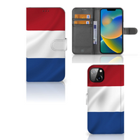 iPhone 14 Plus Bookstyle Case Nederlandse Vlag