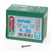 Spax bk t20 rvs 4,0x25(200) - thumbnail