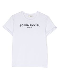 SONIA RYKIEL ENFANT t-shirt à logo imprimé - Blanc