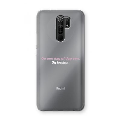 gij beslist: Xiaomi Redmi 9 Transparant Hoesje