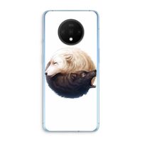 Yin Yang Wolves: OnePlus 7T Transparant Hoesje