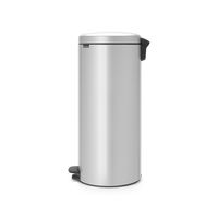 Brabantia newIcon pedaalemmer 30 liter met kunststof binnenemmer - Metallic Grey - thumbnail