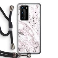Mengelmoes: Huawei P40 Pro Transparant Hoesje met koord
