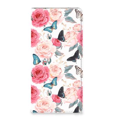 Samsung Galaxy A13 (4G) Smart Cover Butterfly Roses Samsung Galaxy A13 (4G) Smart Cover Butterfly Roses
