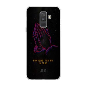 Praying For My Haters: Samsung Galaxy A6 Plus (2018) Transparant Hoesje