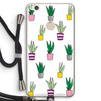 Sanseveria: Huawei Ascend P8 Lite (2017) Transparant Hoesje met koord Sanseveria: Huawei Ascend P8 Lite (2017) Transparant Hoesje met koord