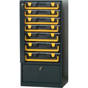 Little Jumbo Kofferkast met onderdelenkoffers - 3x 203710 en 4x 203600 - 201500