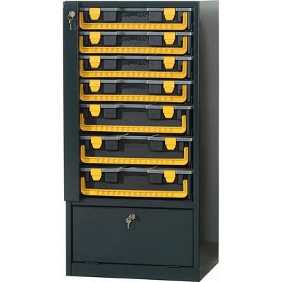 Little Jumbo Kofferkast met onderdelenkoffers - 3x 203710 en 4x 203600 - 201500
