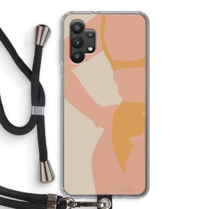 Bikini body: Samsung Galaxy A32 5G Transparant Hoesje met koord
