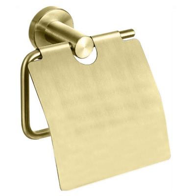 Best Design Best-Design "Nancy" Toiletrolhouder Met Klep Mat-Goud