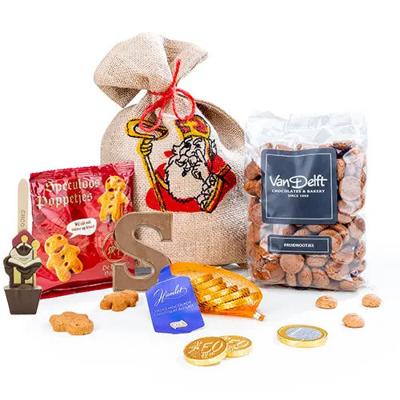 'Sinterklaaspakket 'De jute snoepzak van Sinterklaas' Deluxe' kopen? | FOR YOU GIFTS
