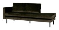 BePureHome Daybed Rodeo Links, Velvet - Groen - thumbnail