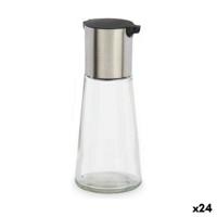 Flesje Vivalto LH0915 LH0915 Transparant Zilverkleurig Zilver Metaal Glas Aluminium Polypropyleen 230 ml 7 x 17 x 7 cm (24 Stuks