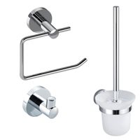 Fortifura Calvi Toiletset 3-delig Chroom SW639922 SW639924 SW639923 Fortifura Calvi Toiletset 3-delig Chroom SW639922 SW639924 SW639923