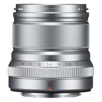 Fujifilm XF 50mm F2.0 R WR MILC/SLR Telelens Zilver - thumbnail