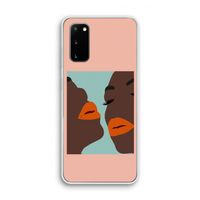 Orange lips: Samsung Galaxy S20 Transparant Hoesje Orange lips: Samsung Galaxy S20 Transparant Hoesje