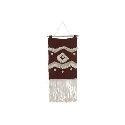 Wanddecoratie DKD Home Decor Rood Natuurlijk Boho 45 x 2 x 115 cm