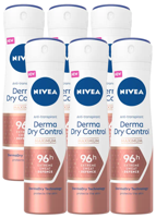 Nivea Derma Dry Control Anti-transpirant Spray Voordeelverpakking
