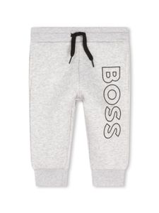 BOSS Kidswear pantalon de jogging à logo imprimé - Gris