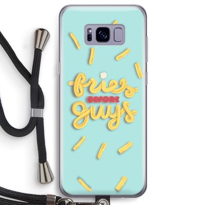 Always fries: Samsung Galaxy S8 Transparant Hoesje met koord