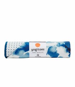 Manduka Yogitoes Skidless Yoga Handdoek - Double Dye Blue
