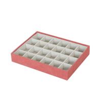 Juwelenkistje Versa Rood Polyester Karton 19 x 4 x 25 cm