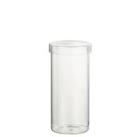 J-Line voorraadpot Lisa - glas - transparant - large