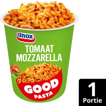 Unox Good Pasta Tomaat Mozzarella 72g bij Jumbo