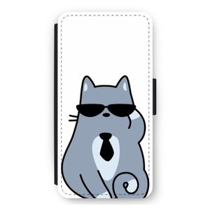Cool cat: iPhone 11 Flip Hoesje