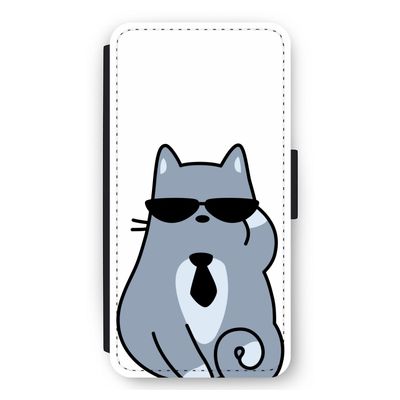 Cool cat: iPhone 11 Flip Hoesje