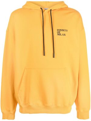 Marcelo Burlon County of Milan hoodie à logo imprimé - Jaune