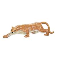 A CAST IRON PANTHER