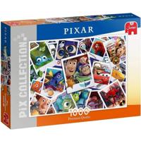Jumbo puzzel - bekende figuren van disney pixar - 1000 stukjes - thumbnail